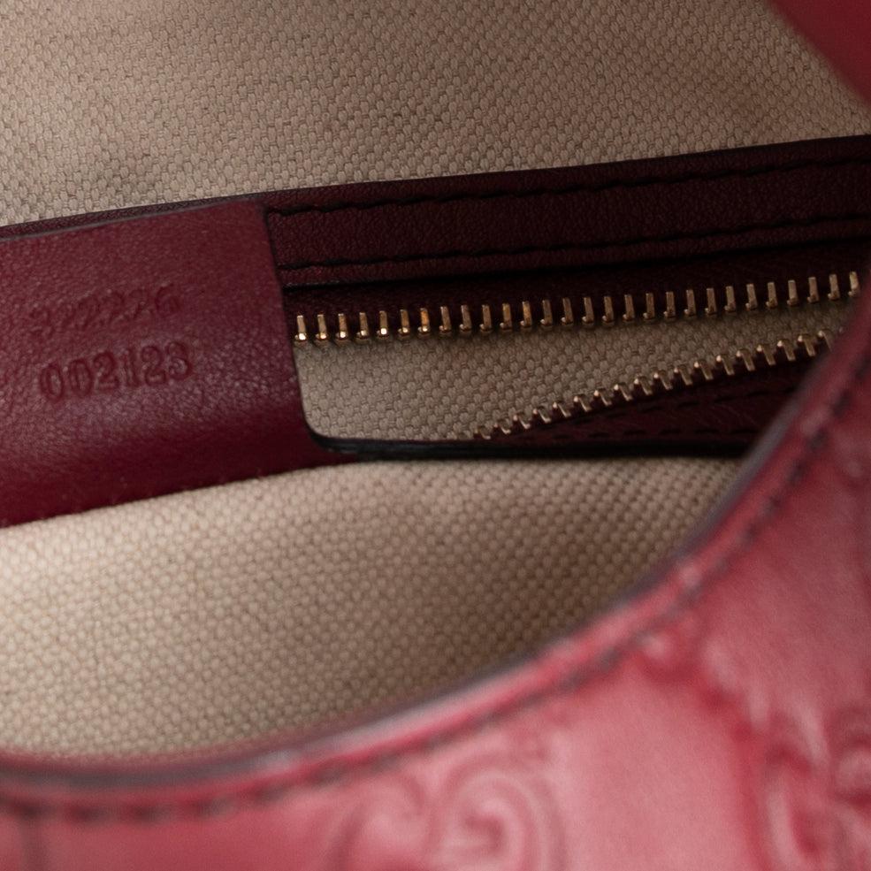 Gucci Medium Signature Leather Emily Hobo