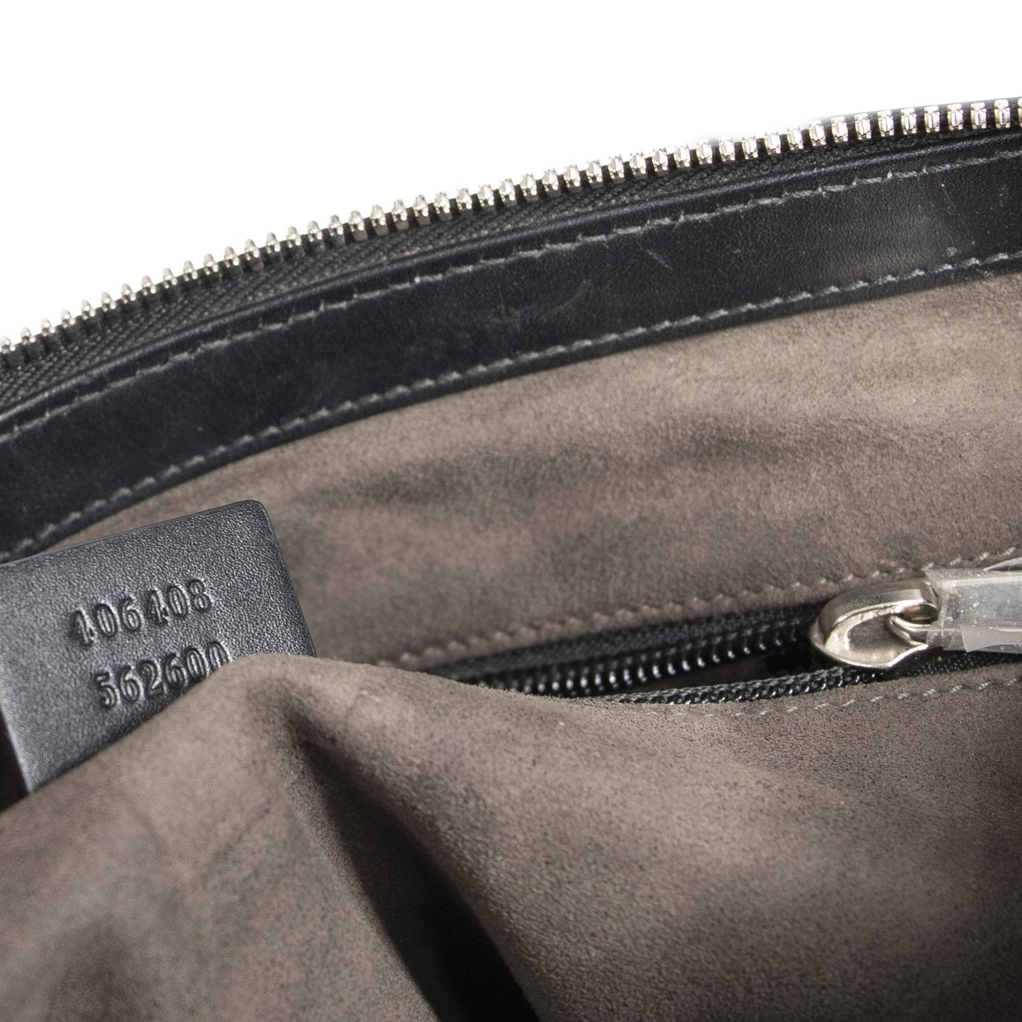 Gucci Medium Signature Leather Messenger Bag