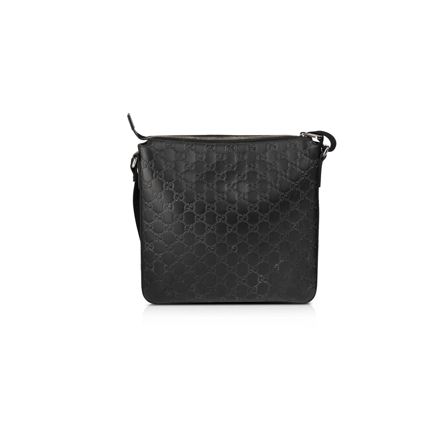 Gucci Medium Signature Leather Messenger Bag