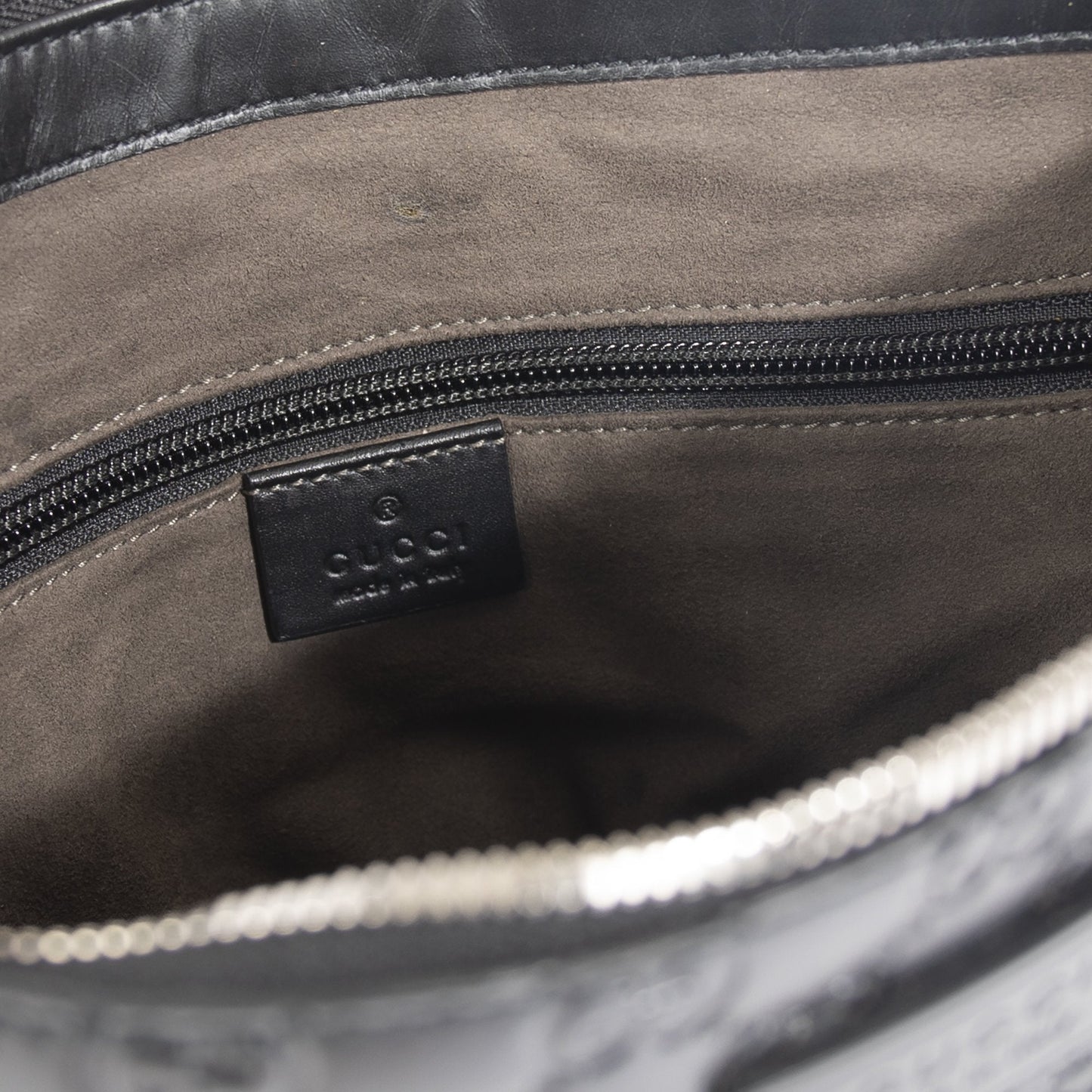 Gucci Medium Signature Leather Messenger Bag