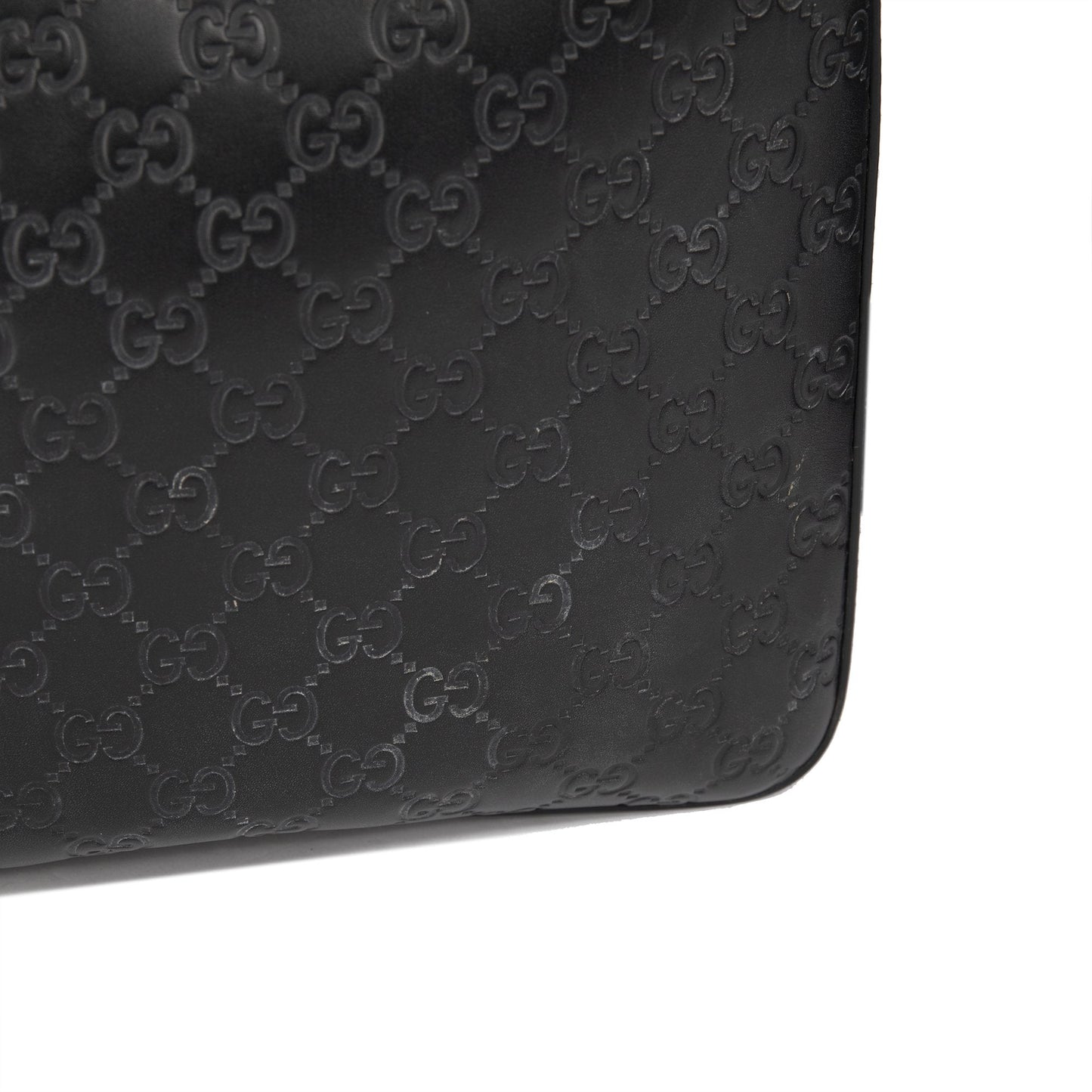 Gucci Medium Signature Leather Messenger Bag