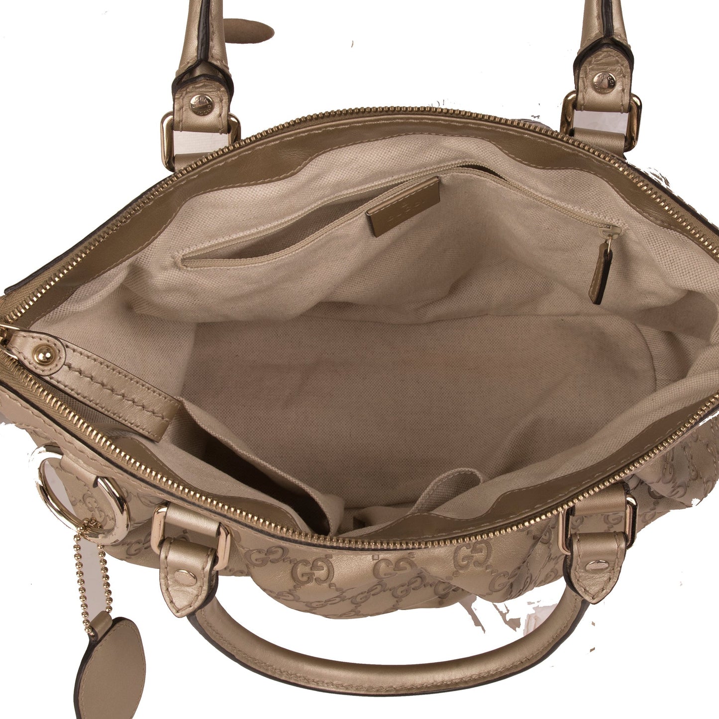 Gucci Medium Signature Leather Sukey Top Handle Bag