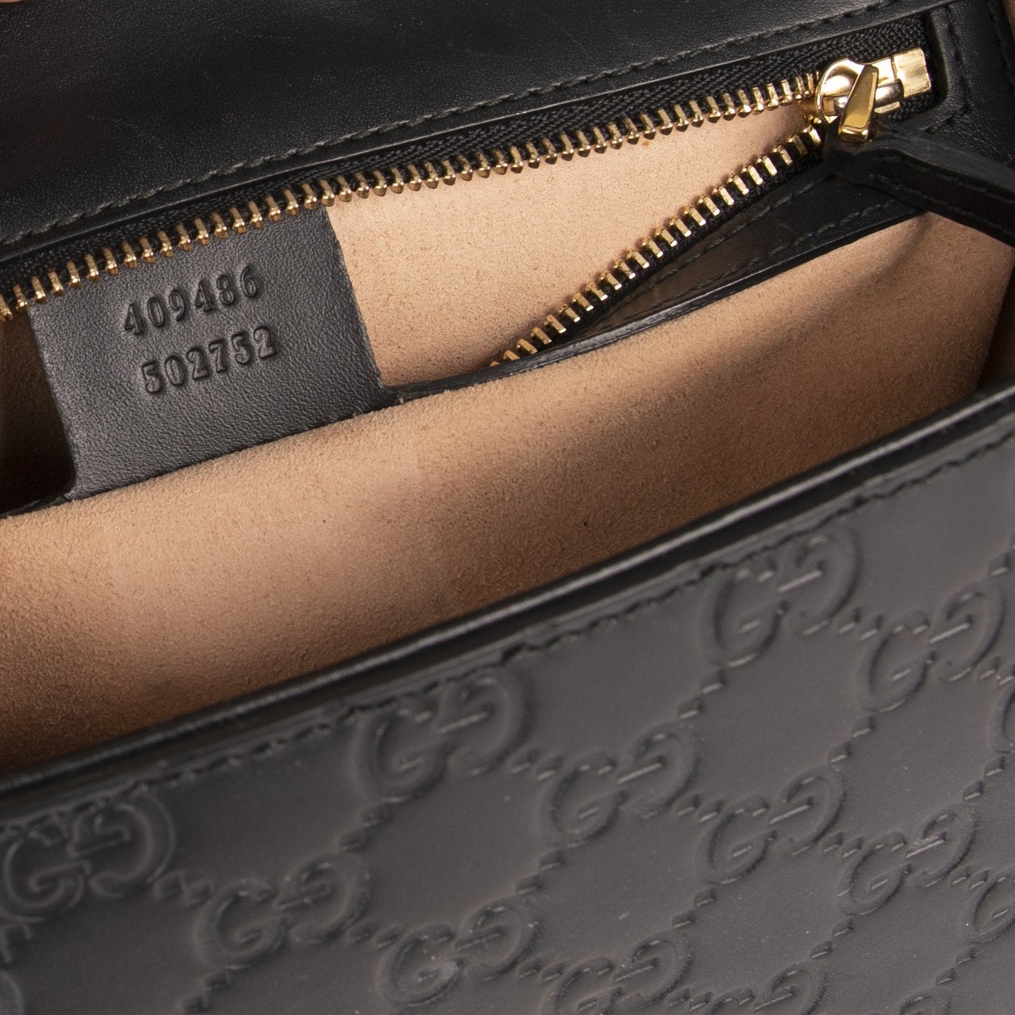 Gucci Medium Signature Padlock Shoulder Bag