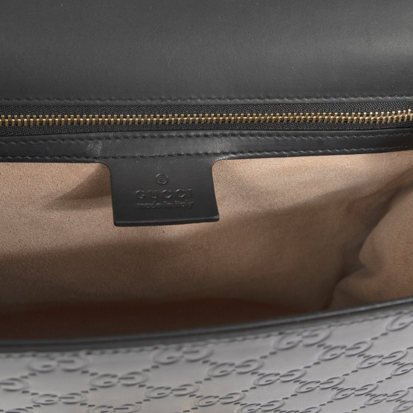 Gucci Medium Signature Padlock Shoulder Bag