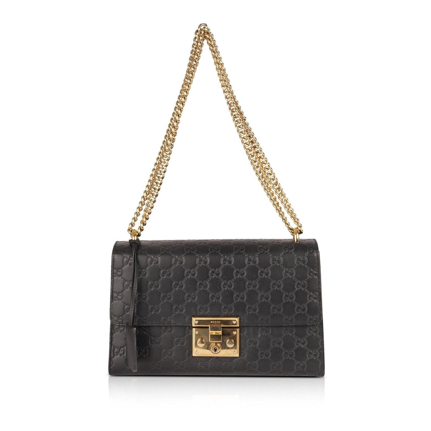 Gucci Medium Signature Padlock Shoulder Bag