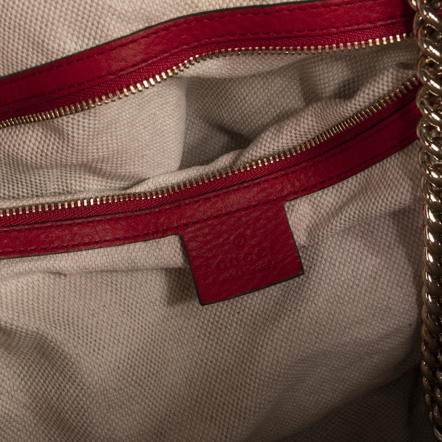 Gucci Medium Soho Chain Zip Shoulder Bag