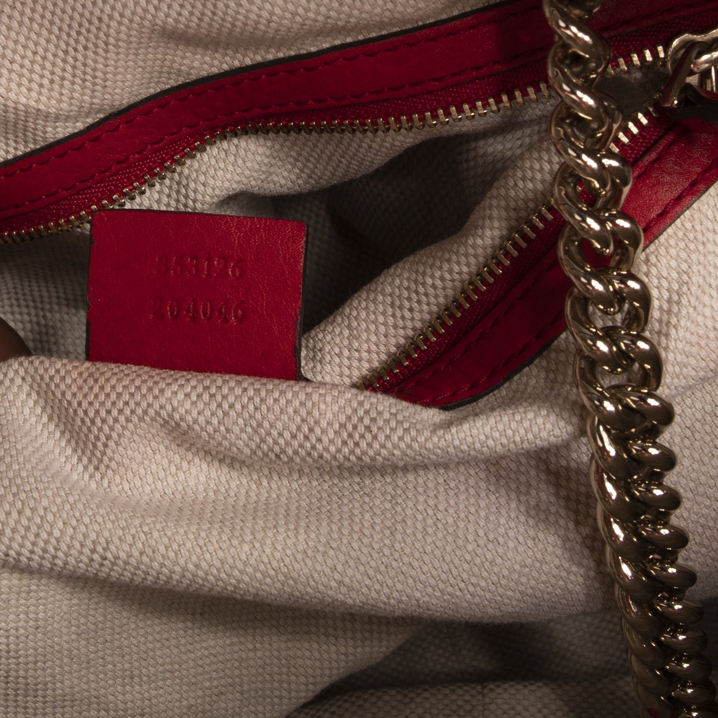 Gucci Medium Soho Chain Zip Shoulder Bag