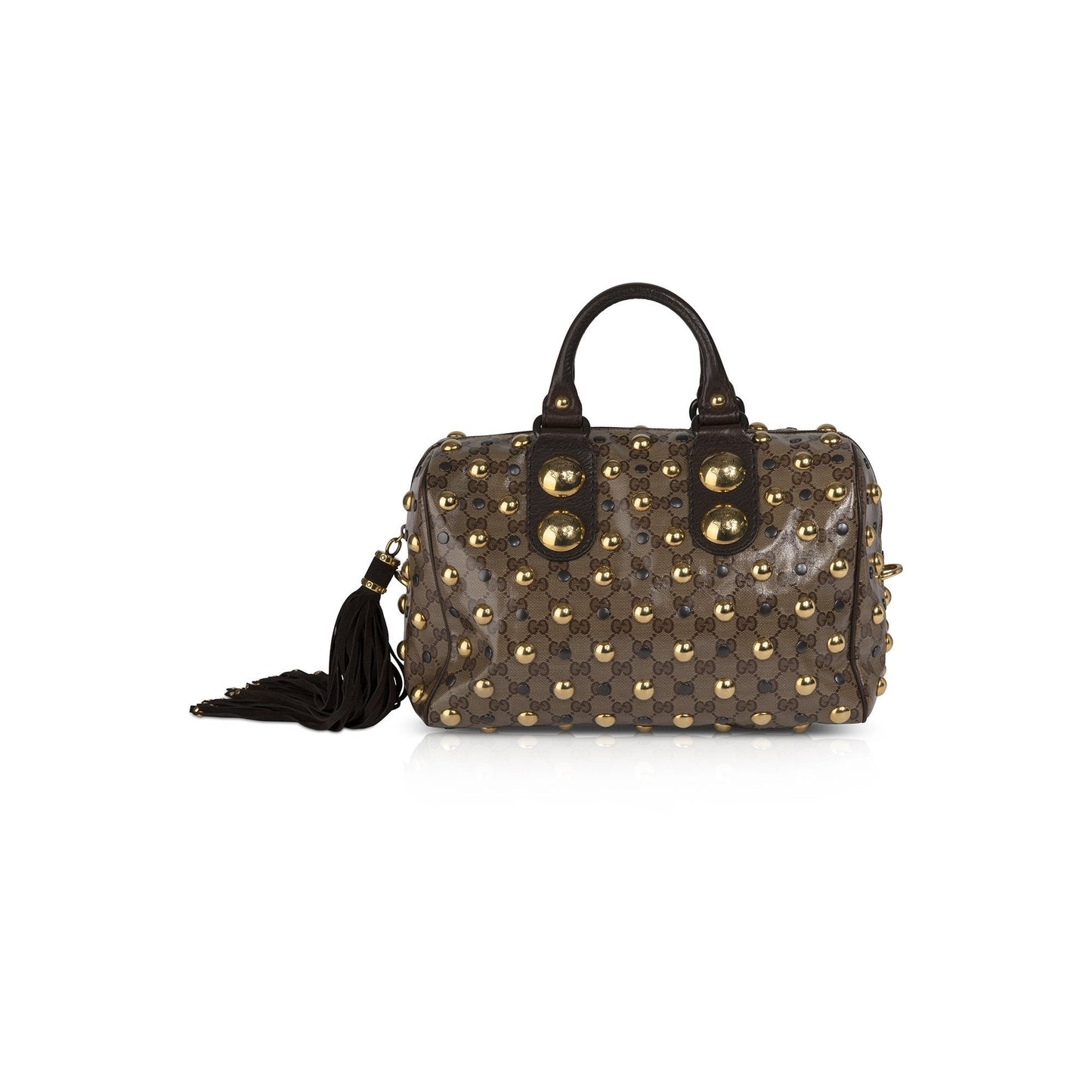 Gucci Medium Studded Babouska Boston Bag
