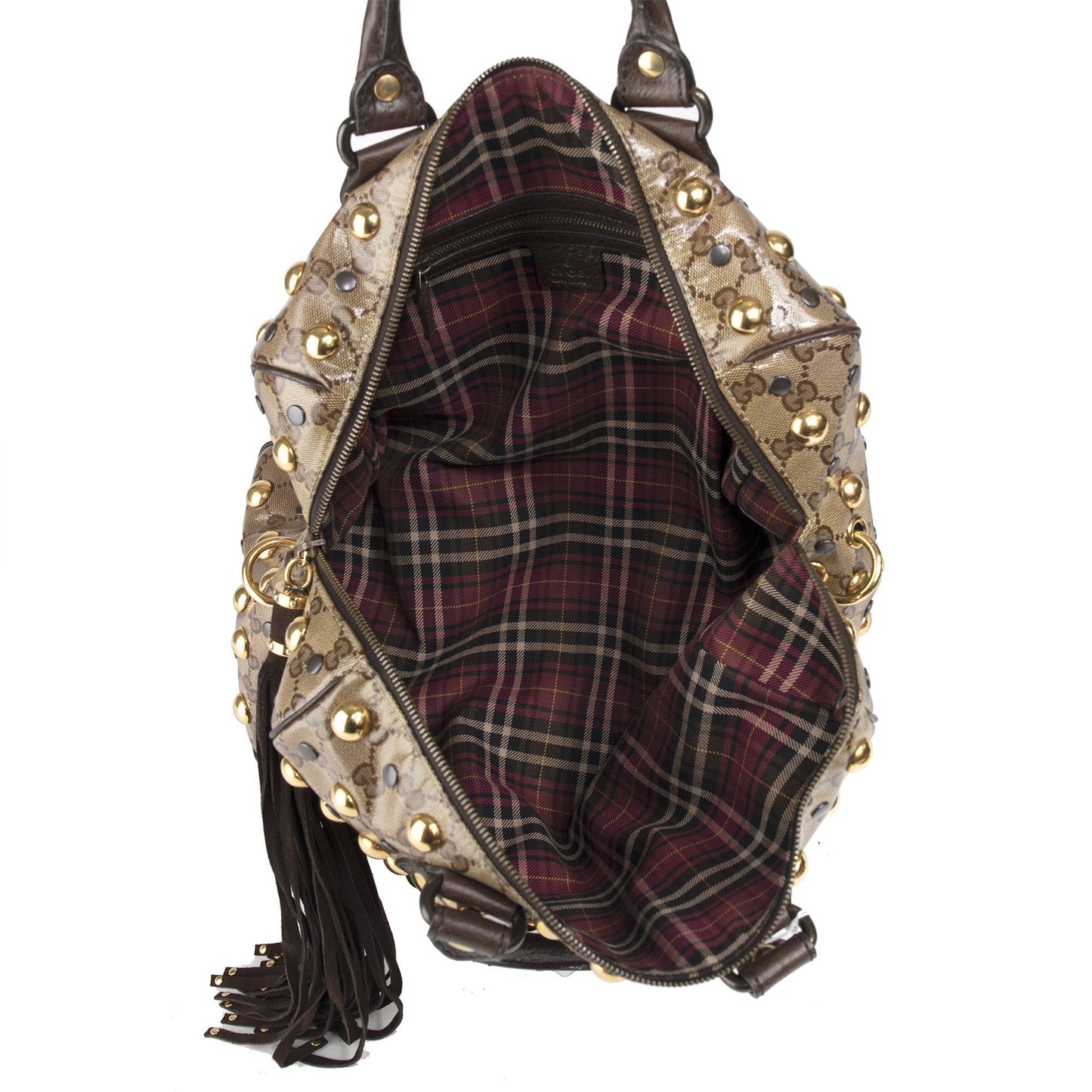 Gucci Medium Studded Babouska Boston Bag