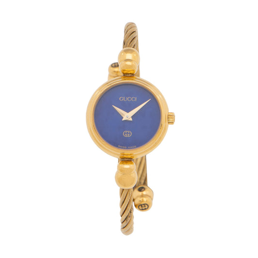 Gucci Metal Coil Bangle Watch (SHF-zpcGvY)