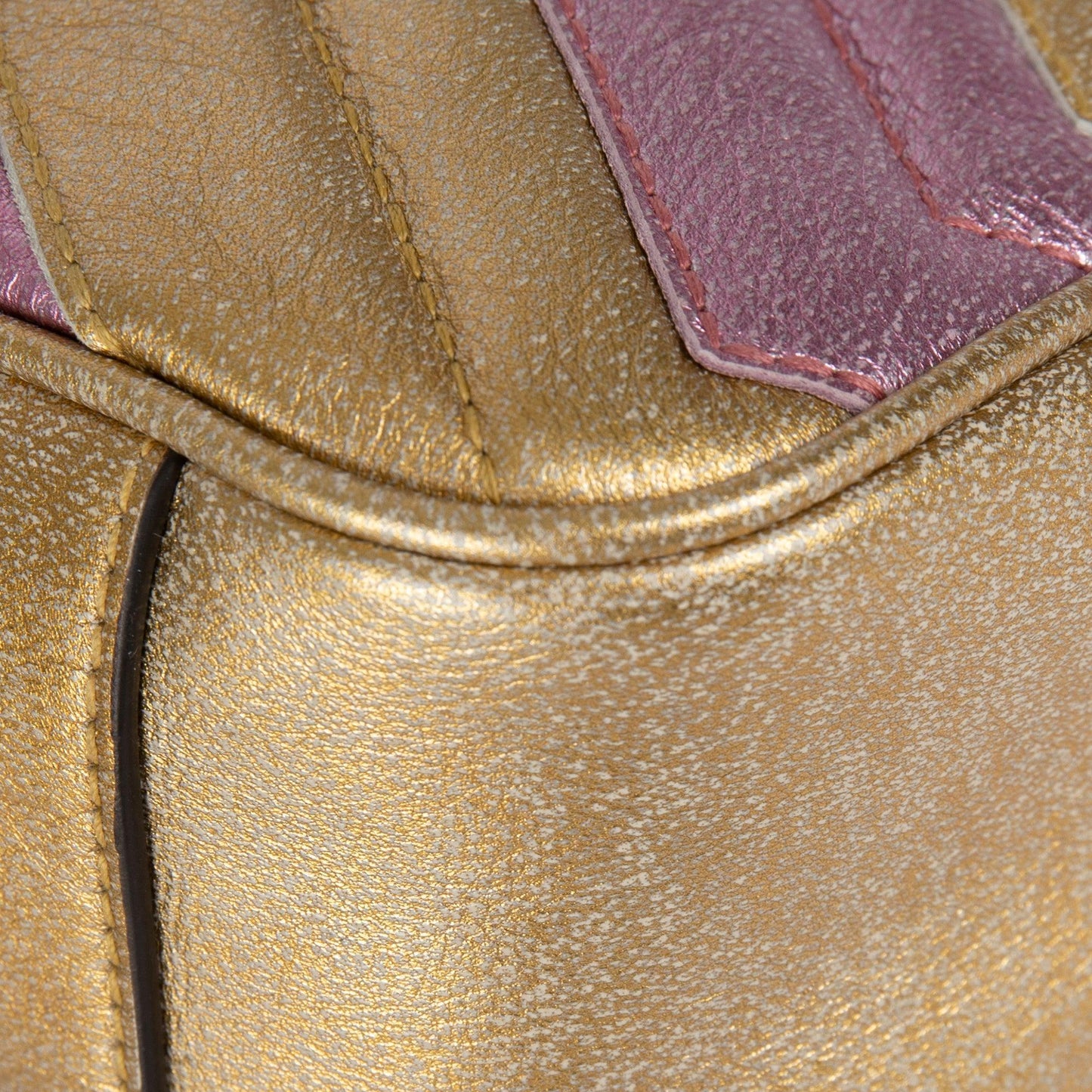 Gucci Metallic GG Marmont Matelasse Small Shoulder Bag