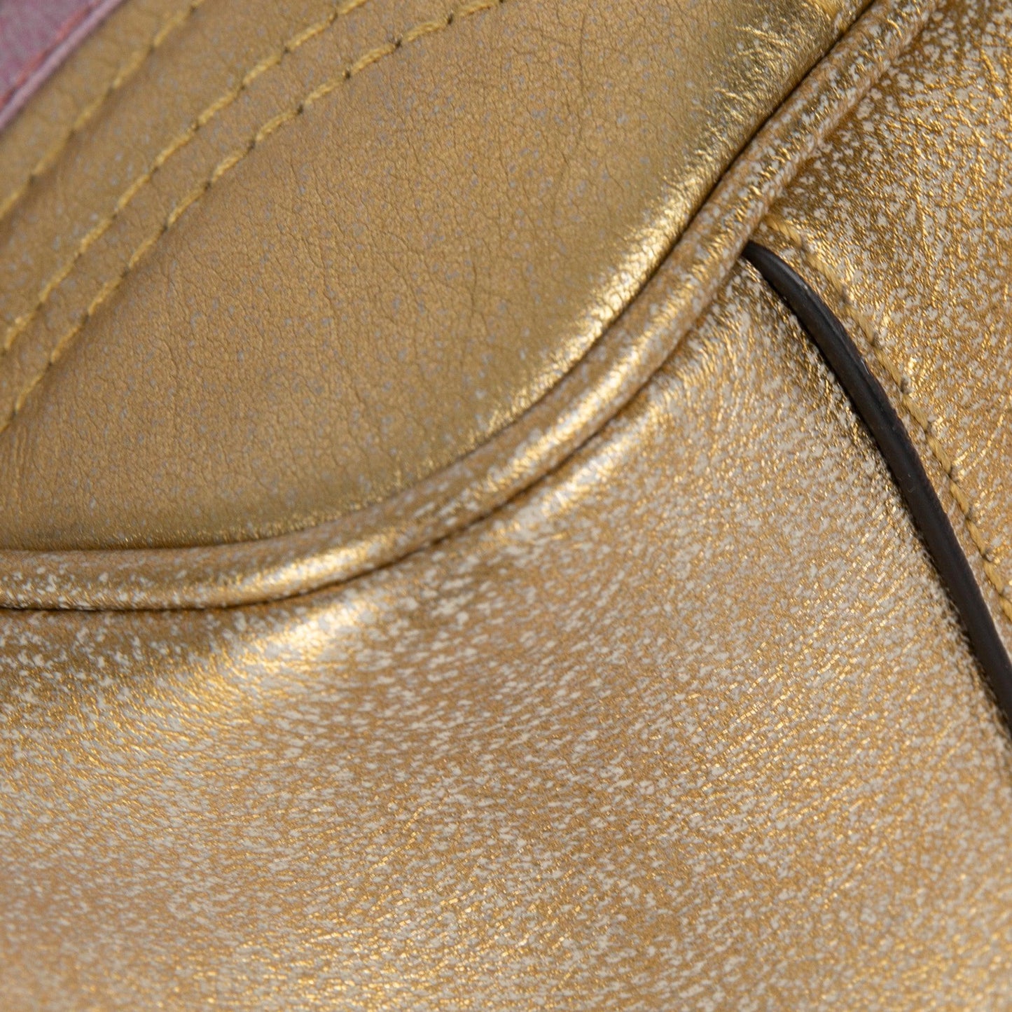 Gucci Metallic GG Marmont Matelasse Small Shoulder Bag