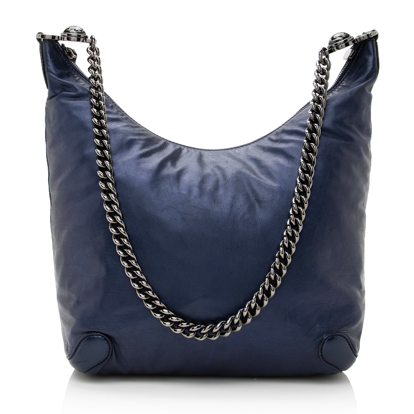 Gucci Metallic Leather Galaxy Medium Chain Hobo (SHF-22828)
