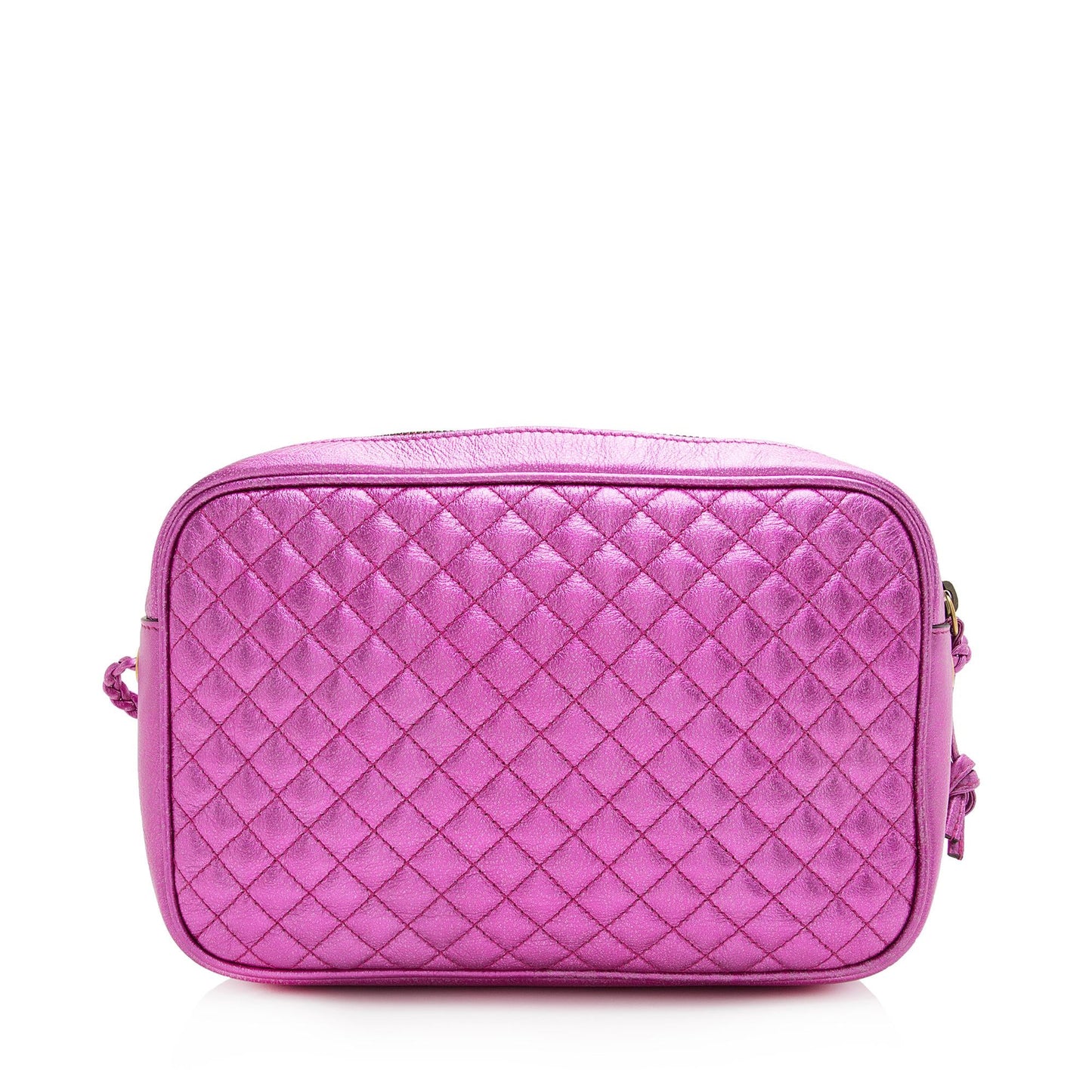 Gucci Metallic Quilted Leather Trapuntata Small Shoulder Bag
