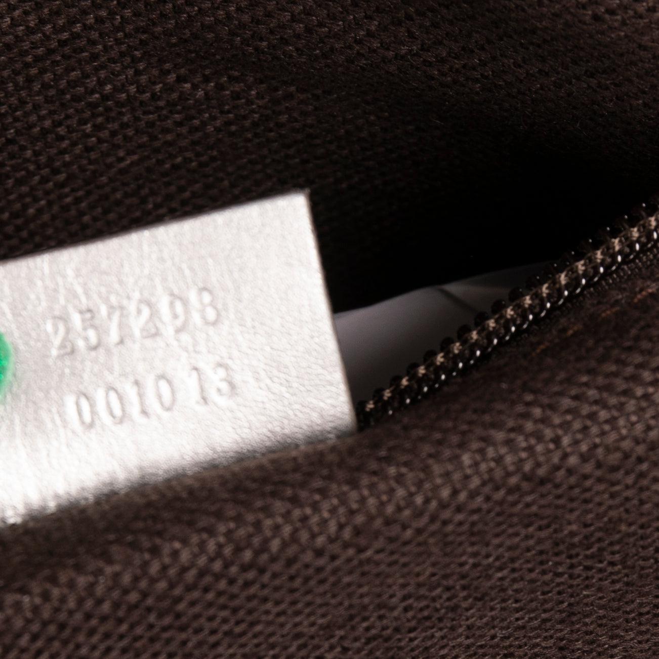 Gucci Metallic Silver GG Canvas Travel Tote