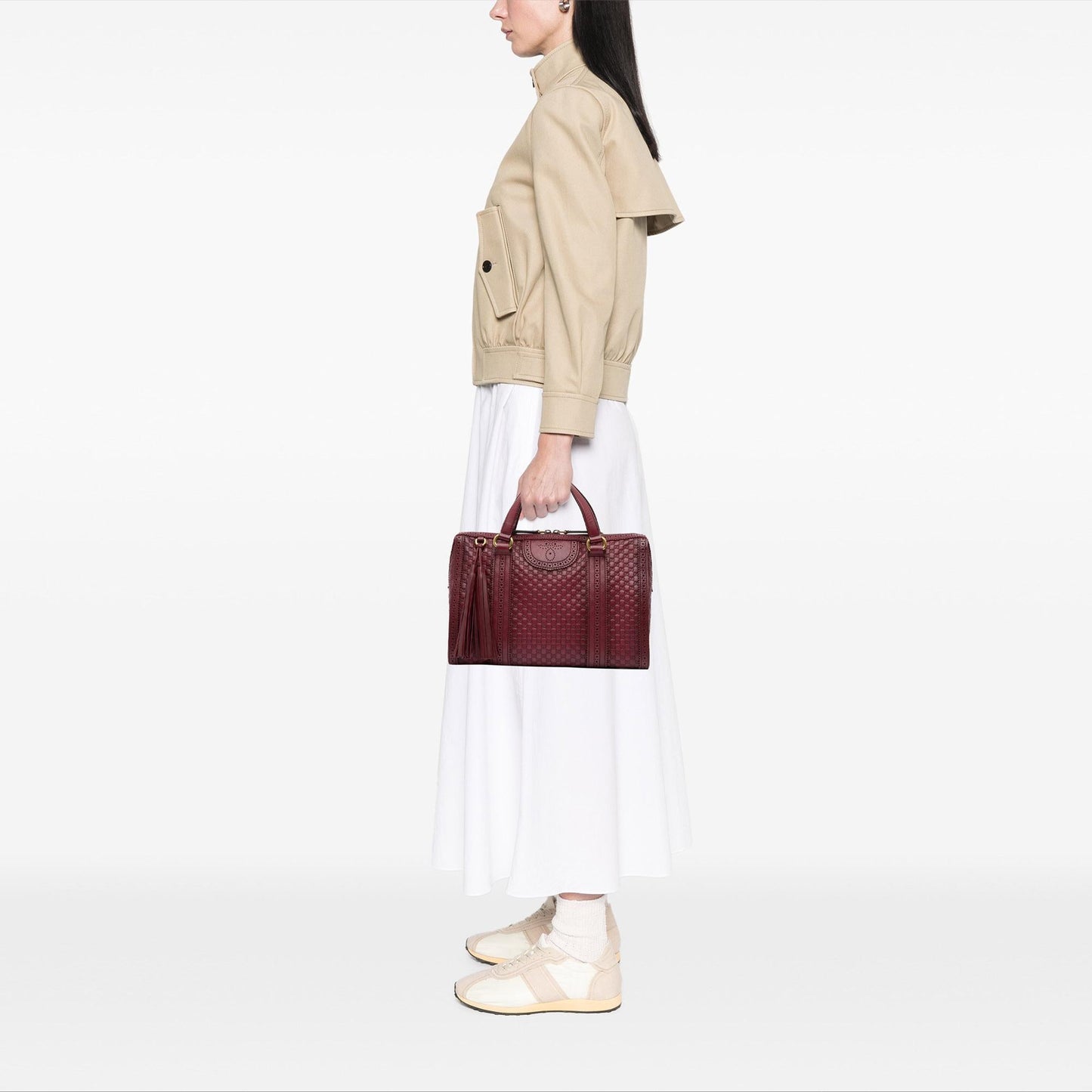 Gucci Microguccissima Brogue Duilio Boston Bag