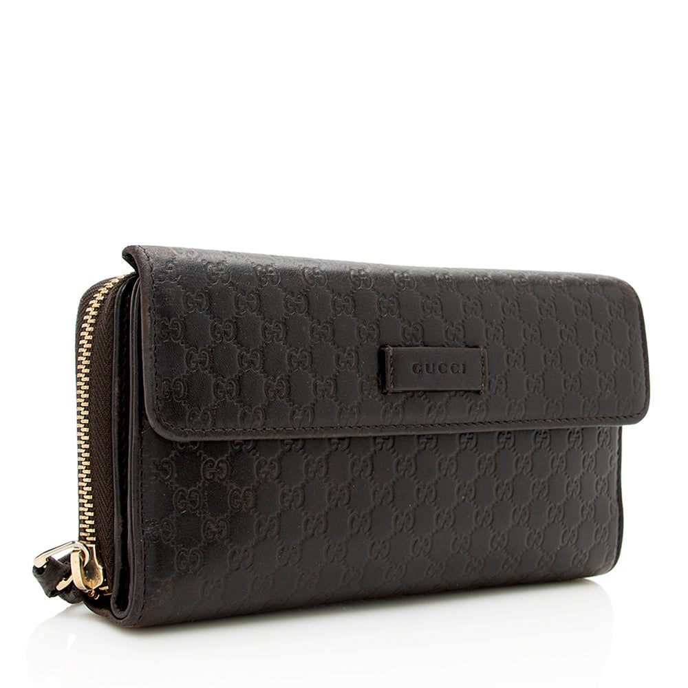 Gucci Microguccissima Continental Flap Wallet (SHF-18956)
