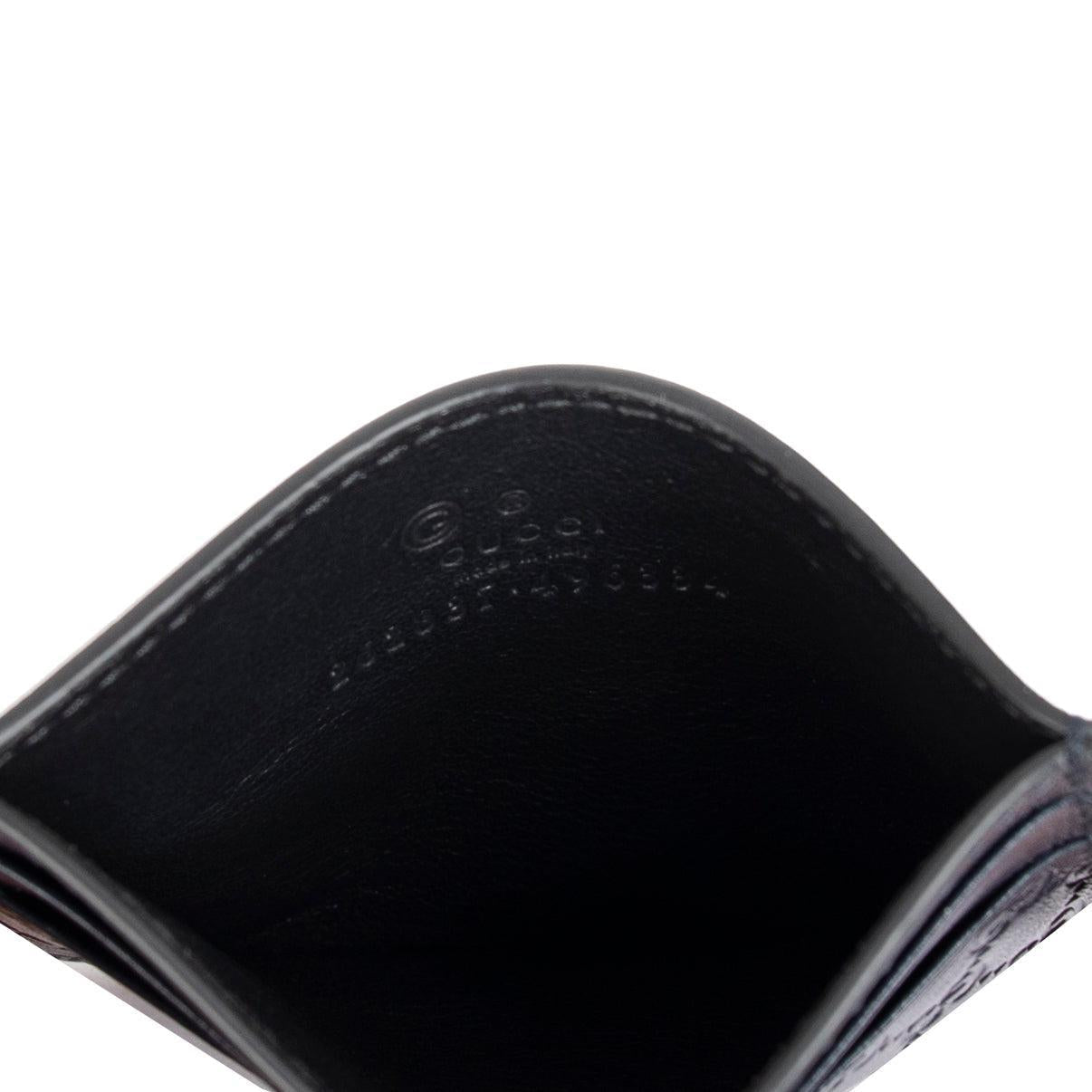 Gucci Microguccissima Leather Card Case