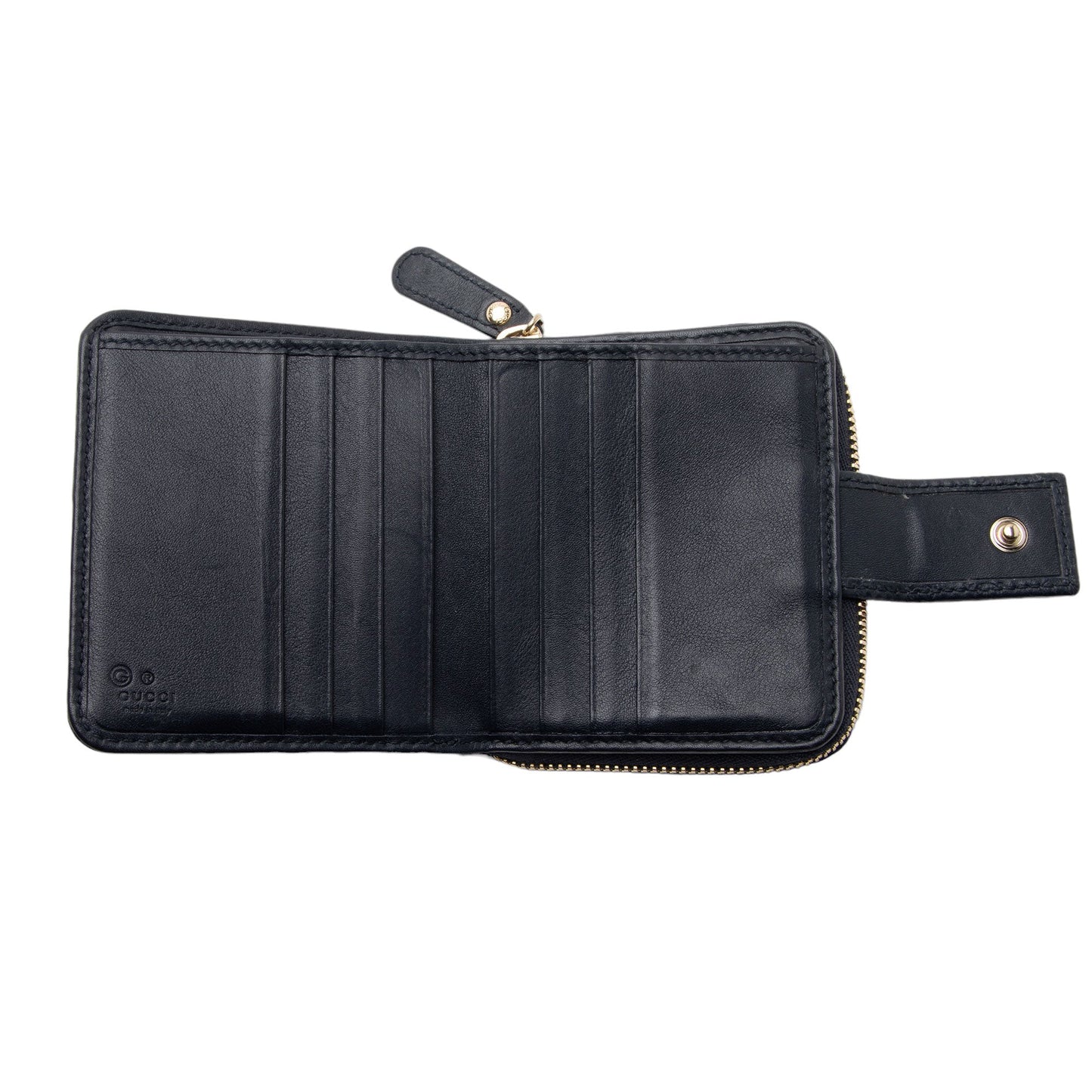 Gucci Microguccissima Leather Compact Zip Around Wallet (SHF-0RgGLi)