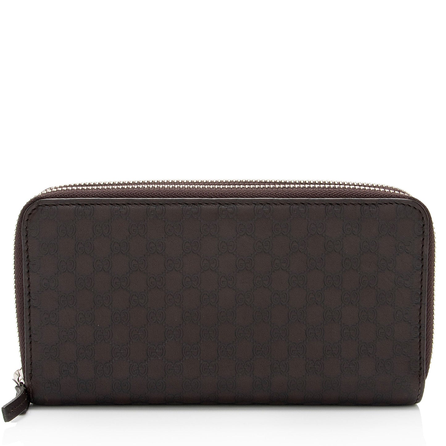 Gucci Microguccissima Leather Double Zip Around Large Organizer Wallet (SHF-EIQfg7)
