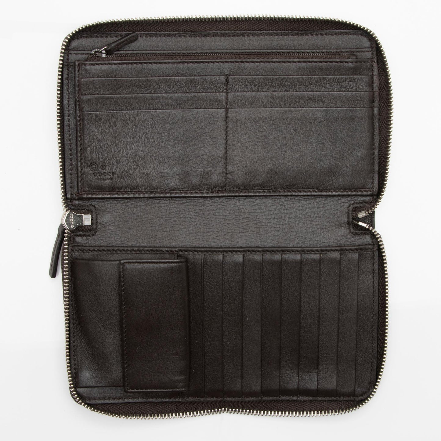 Gucci Microguccissima Leather Zip Around Large Organizer Wallet (SHF-34gpn9)