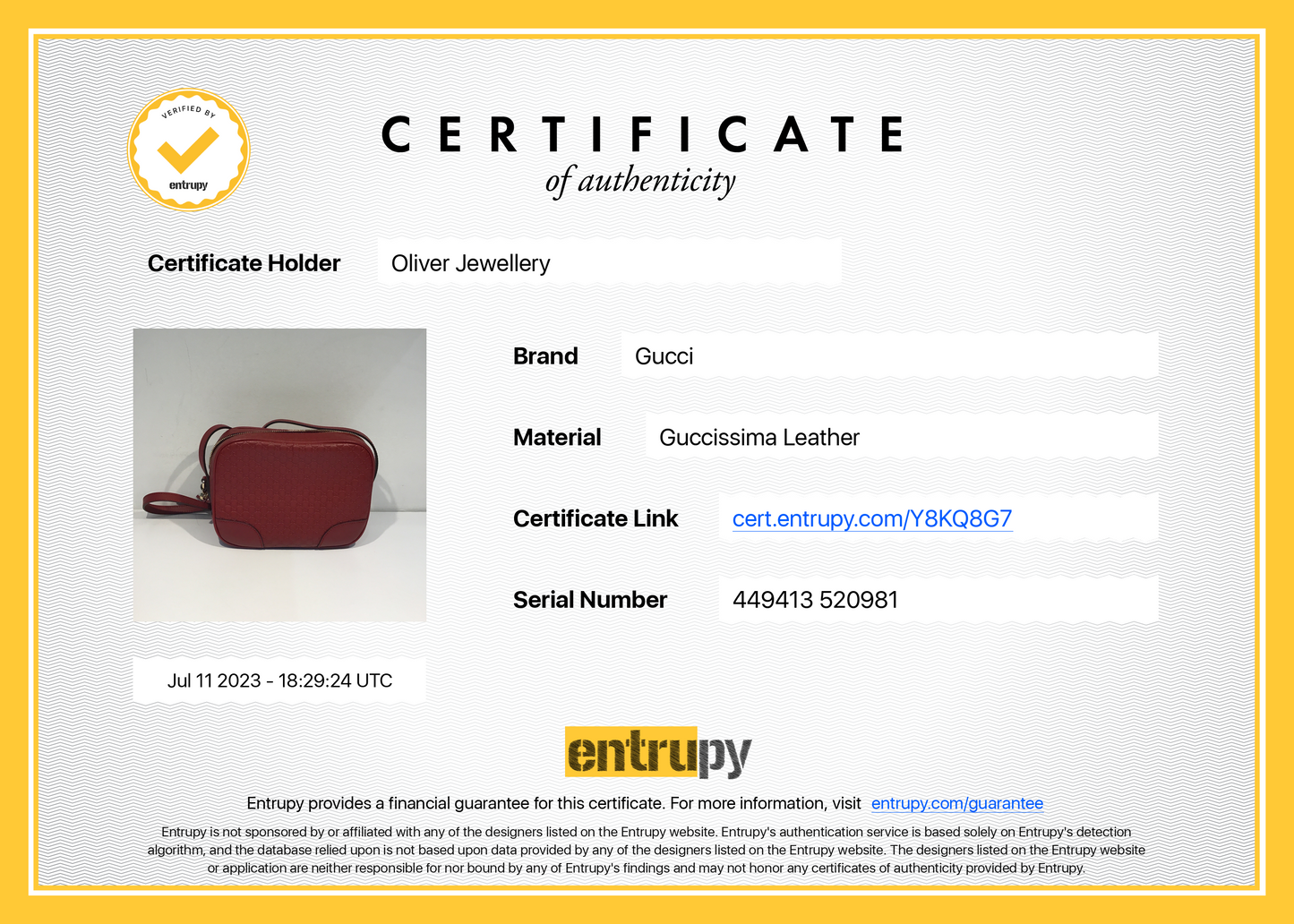 Gucci Microguccissima Mini Bree Crossbody Bag