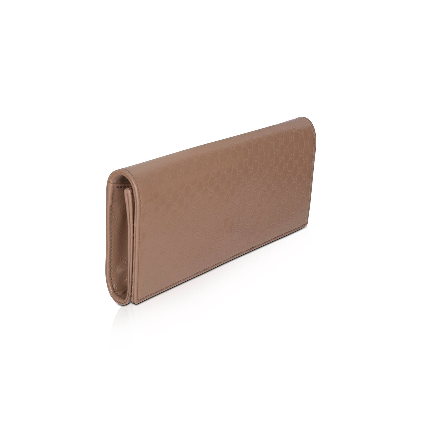 Gucci Microguccissima Patent Leather Broadway Clutch