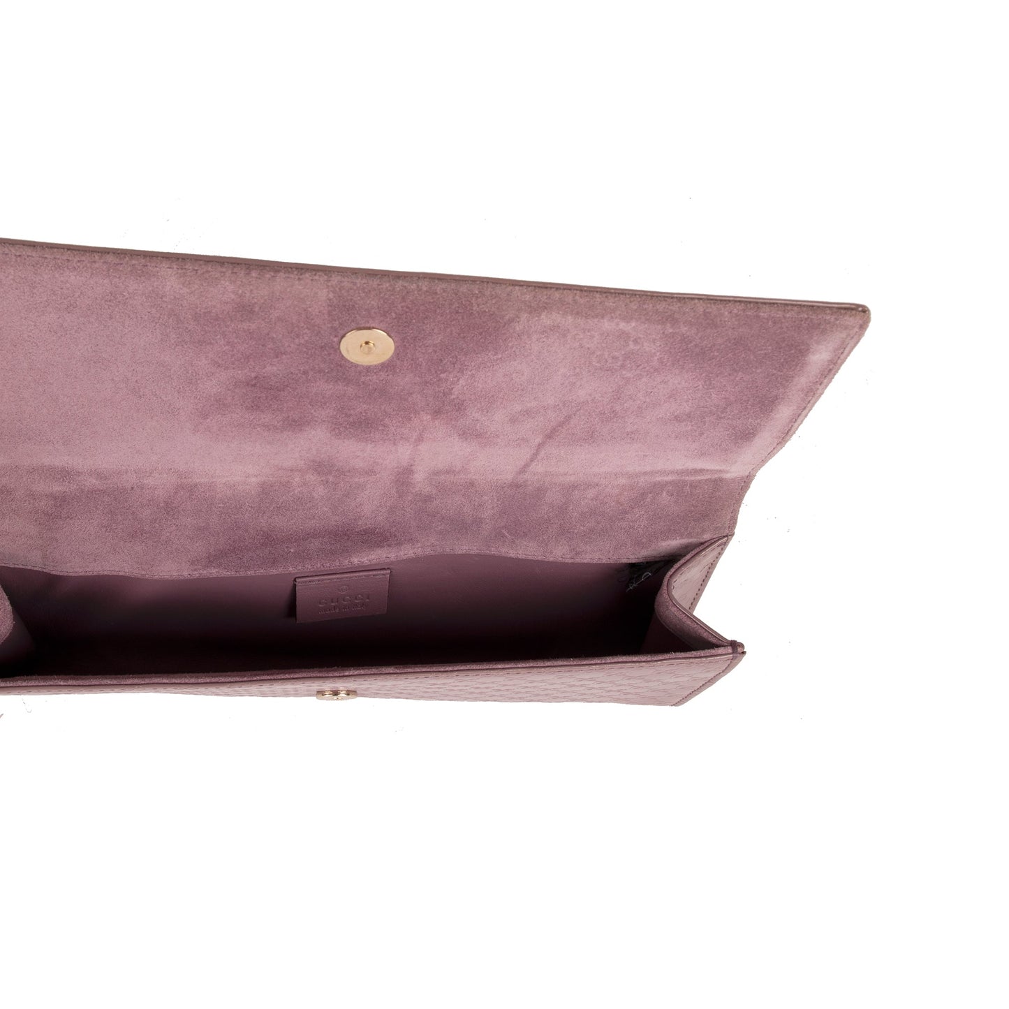Gucci Microguccissima Patent Leather Broadway Clutch