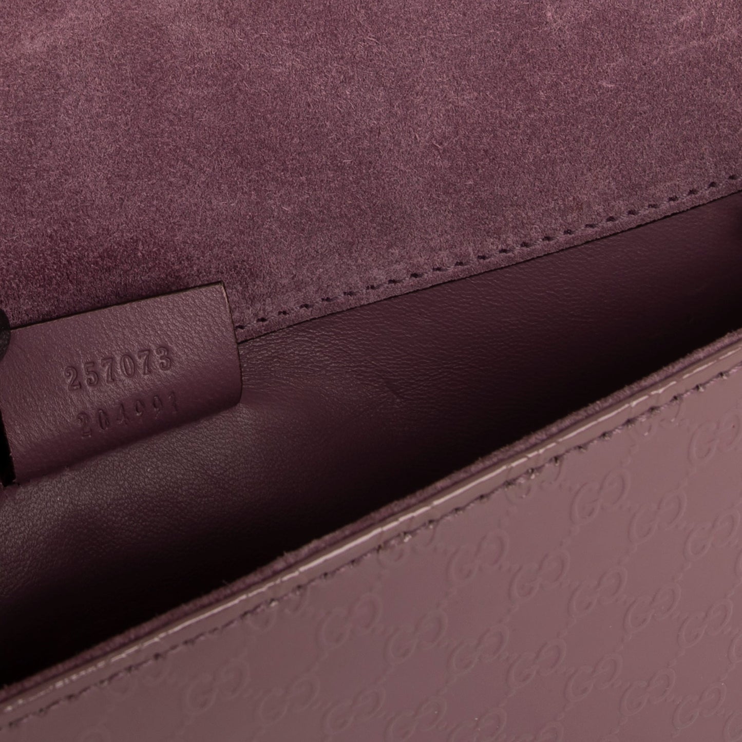 Gucci Microguccissima Patent Leather Broadway Clutch