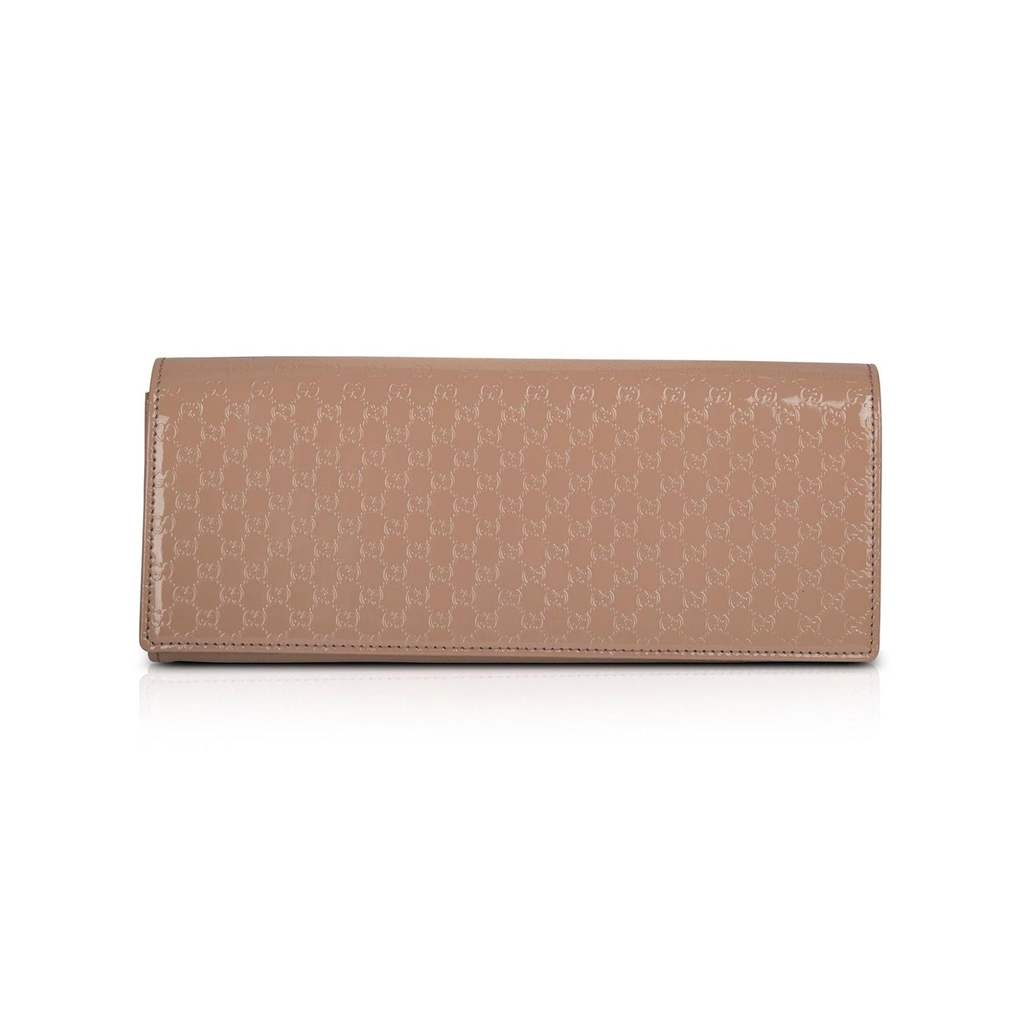Gucci Microguccissima Patent Leather Broadway Clutch