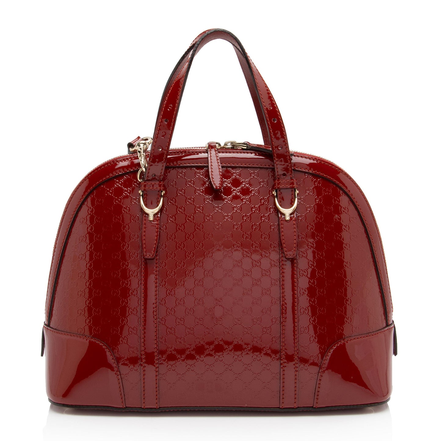 Gucci Microguccissima Patent Leather Nice Satchel (SHF-swAQdK)