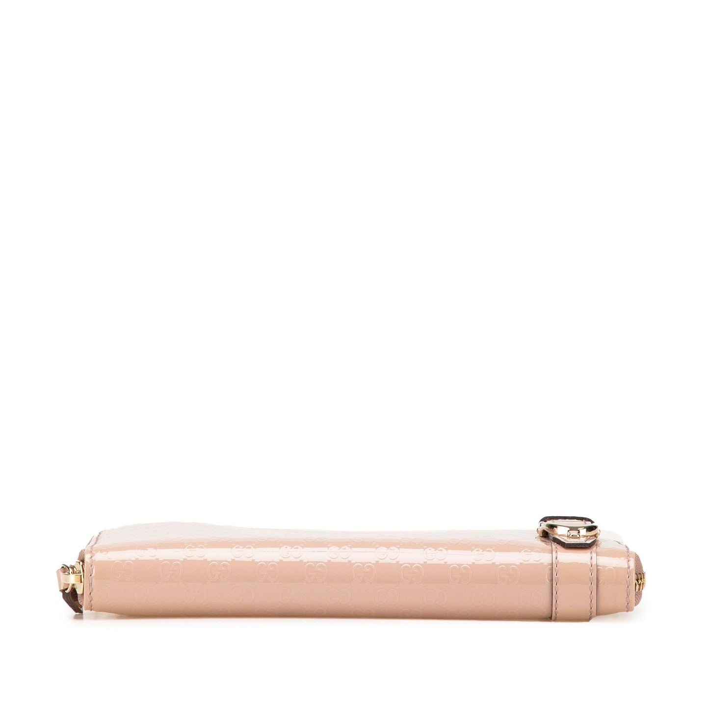 Gucci Microguccissima Patent Leather Nice Zip Around Wallet