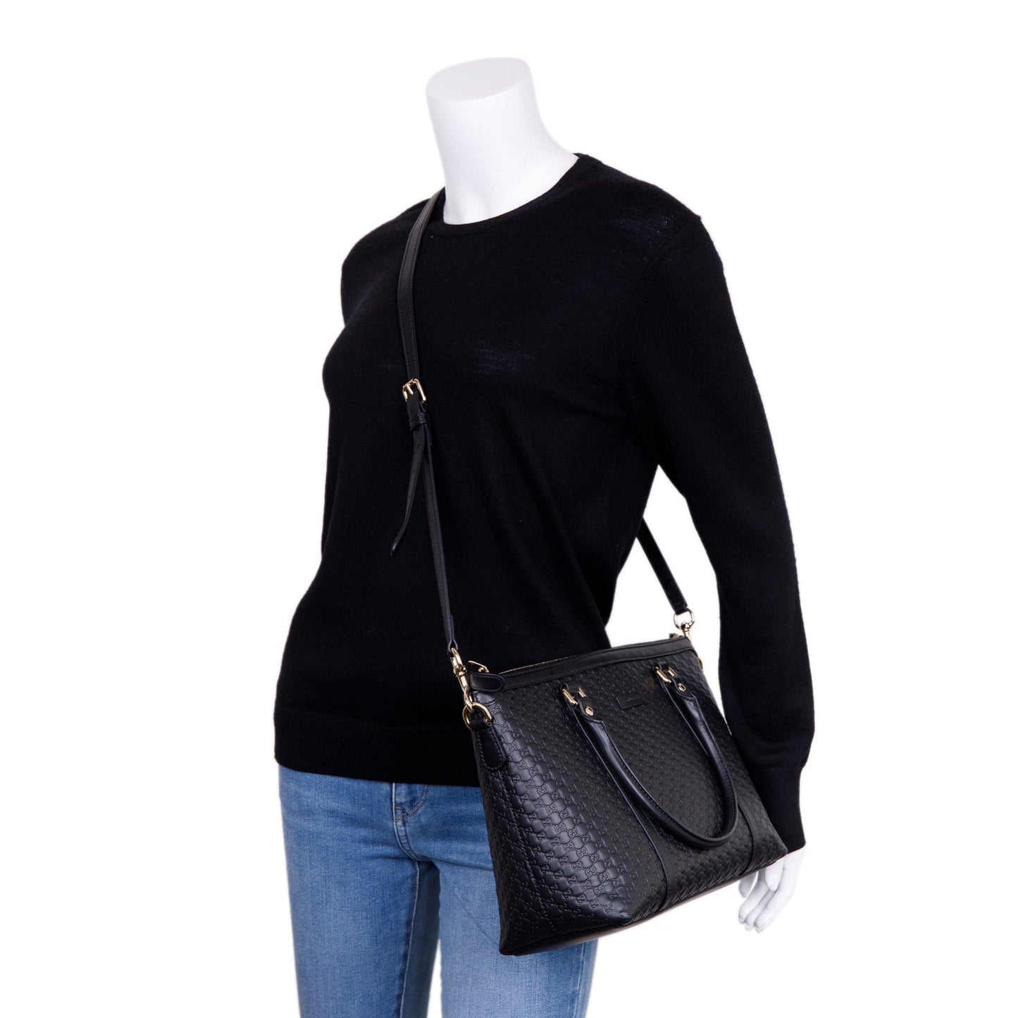Gucci Microguccissima Small Zippered Margaux Bag