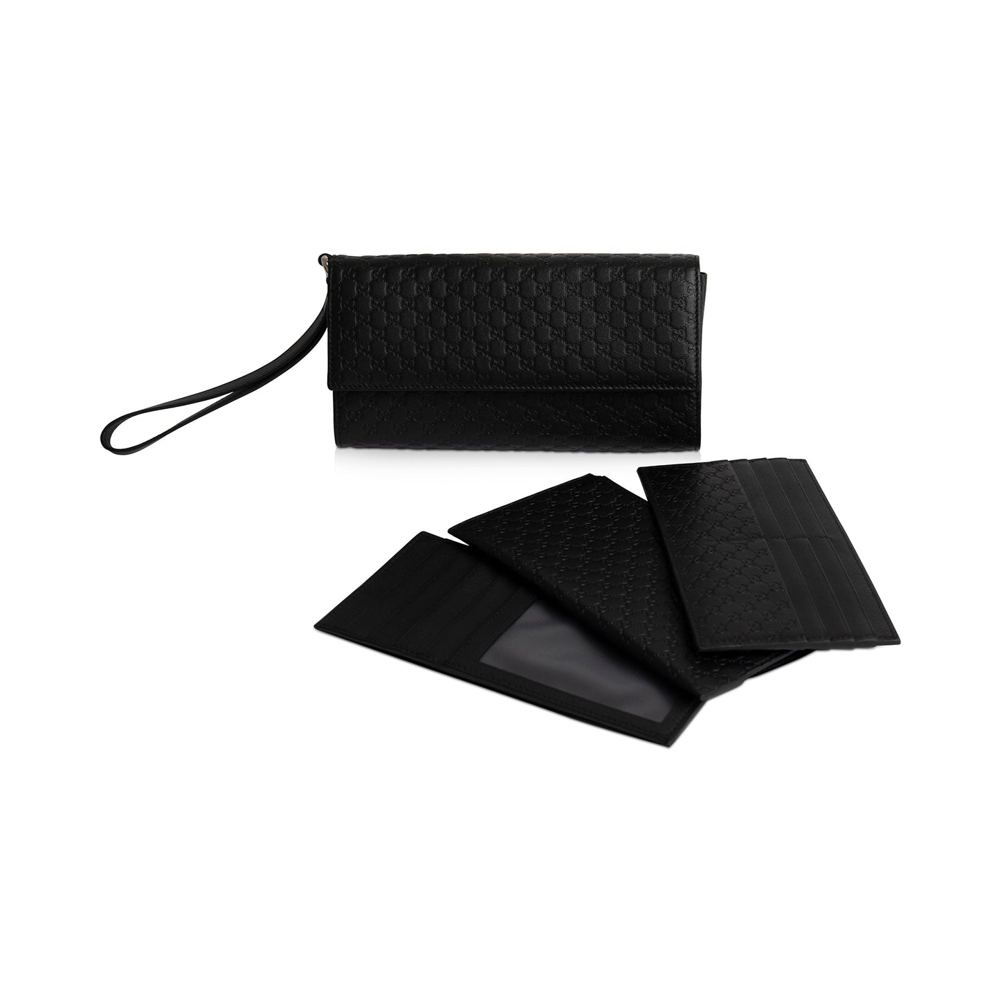 Gucci Microguccissima Travel Wristlet Wallet