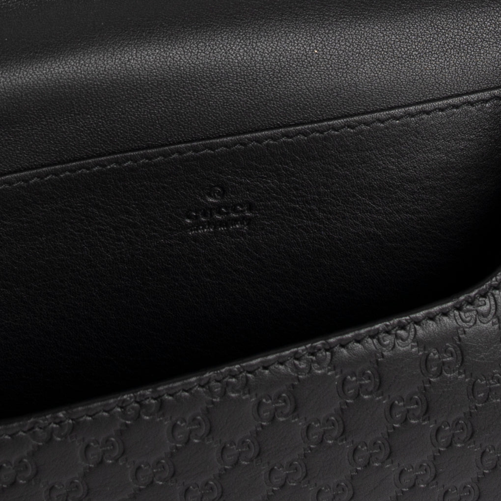 Gucci Microguccissima Travel Wristlet Wallet