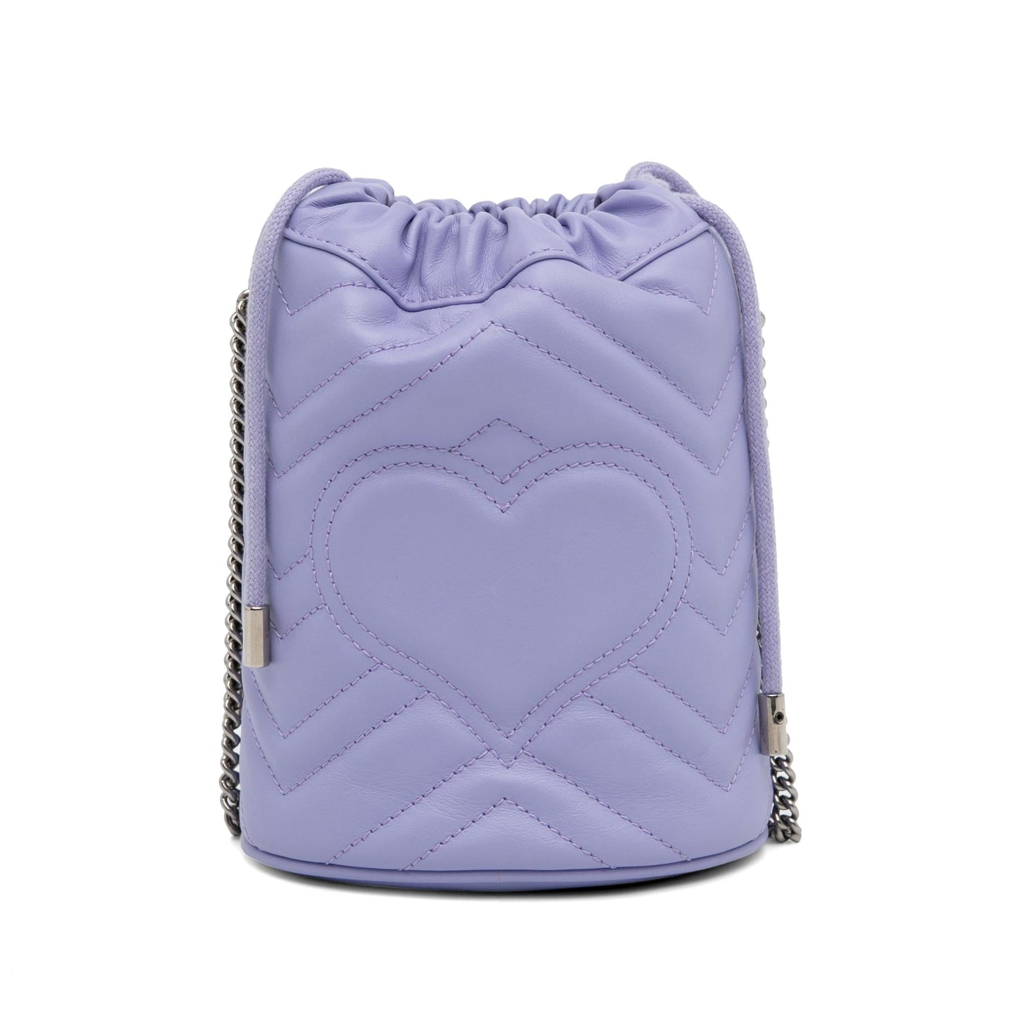 Gucci Mini GG Marmont Matelasse Bucket Bag (SHG-cgNll5)