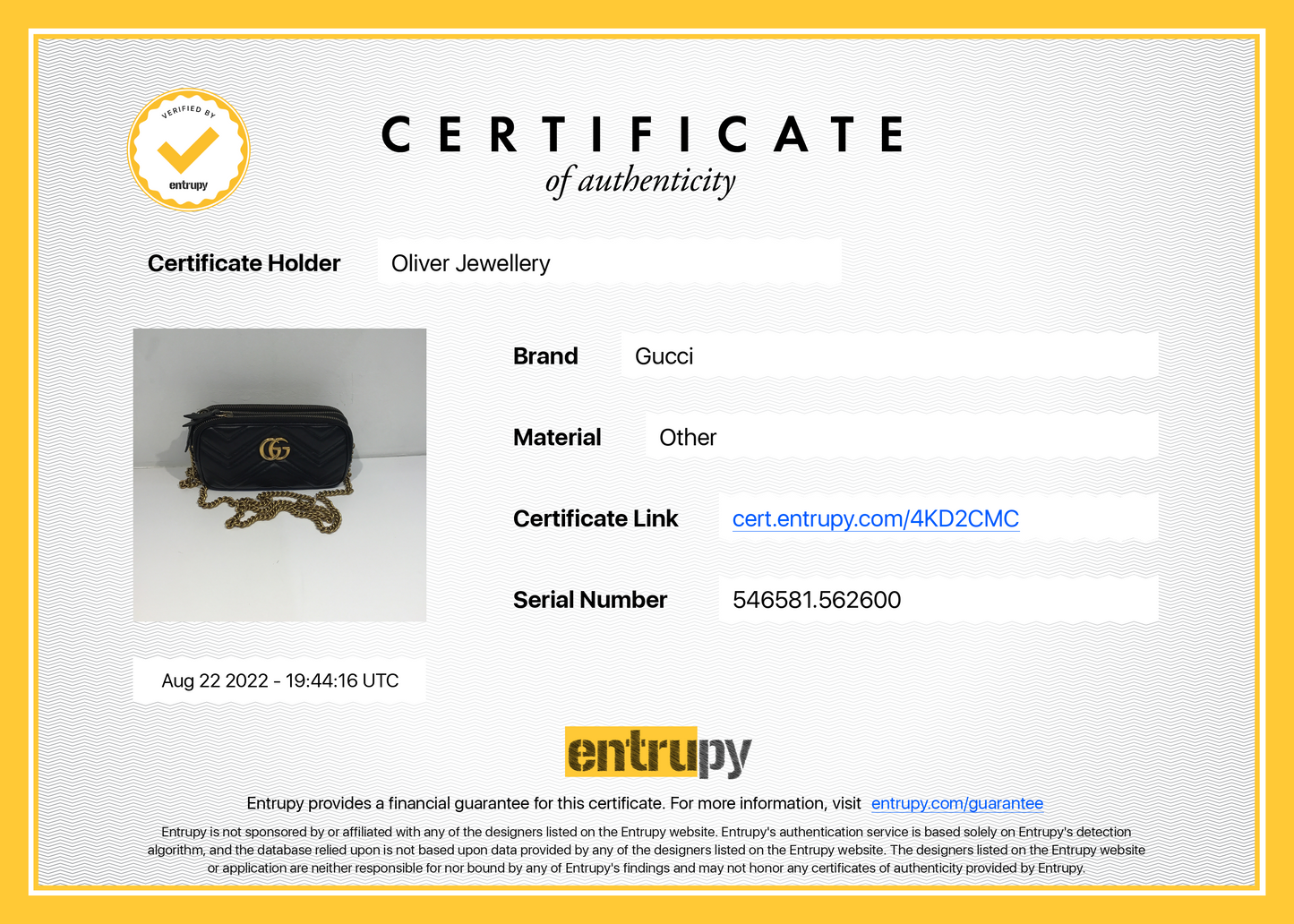 Gucci Mini GG Marmont Triple-Zip Camera Chain Bag
