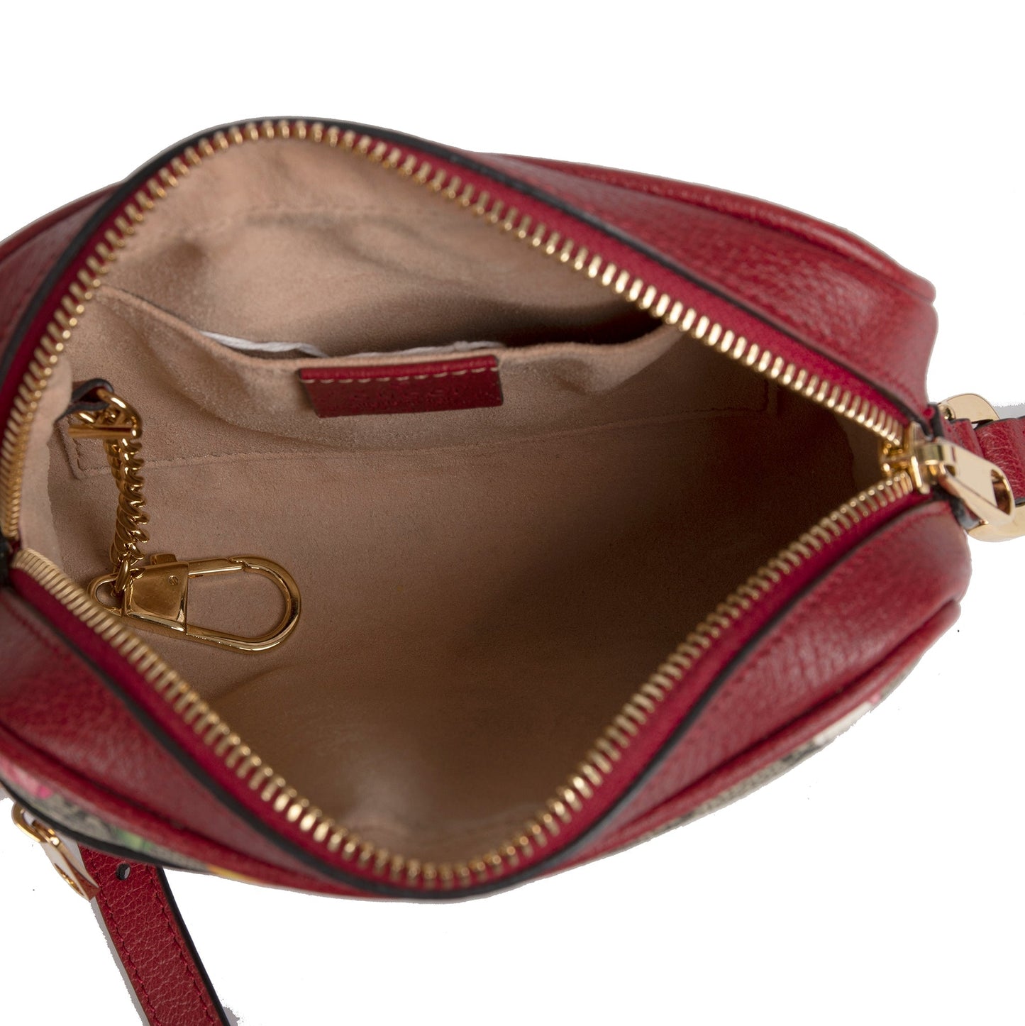 Gucci Mini GG Supreme Flora Ophidia Crossbody Bag