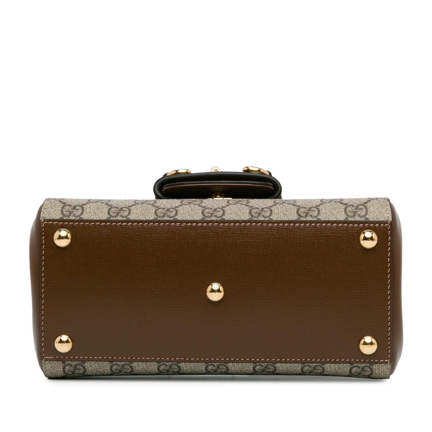 Gucci Mini GG Supreme Horsebit 1955 Satchel (SHG-SrwnA0)