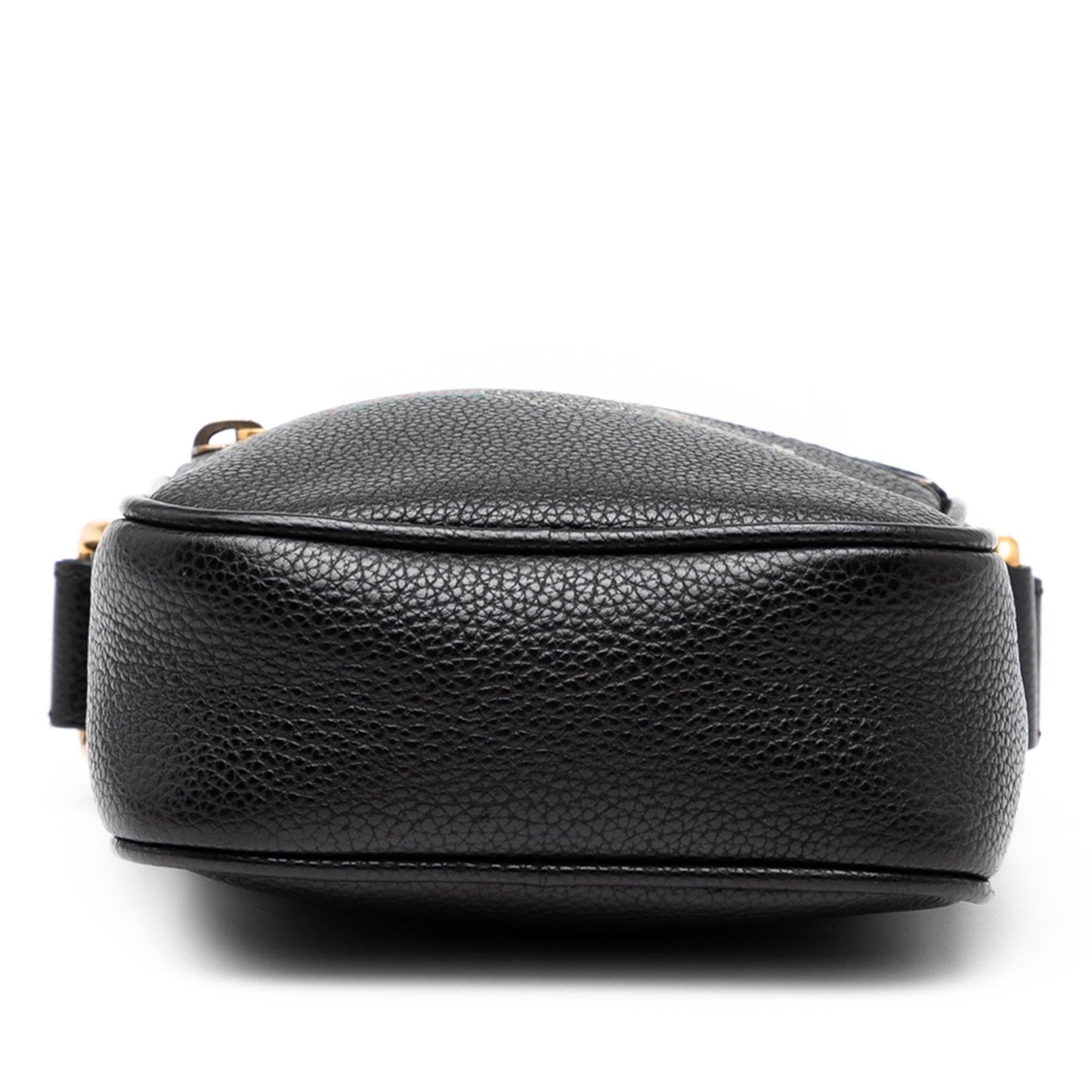 Gucci Mini Grained Calfskin Logo Crossbody