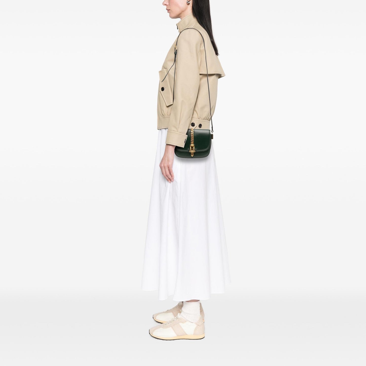 Gucci Mini Leather Sylvie 1969 Crossbody