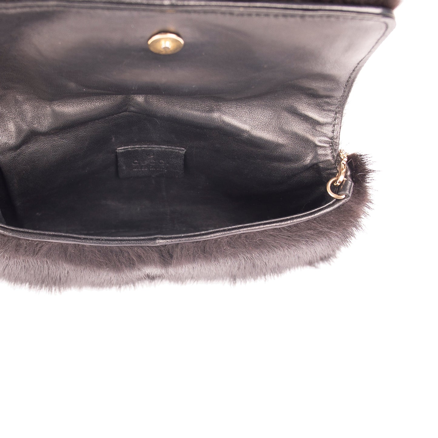 Gucci Mink Jewel Dragon Clutch