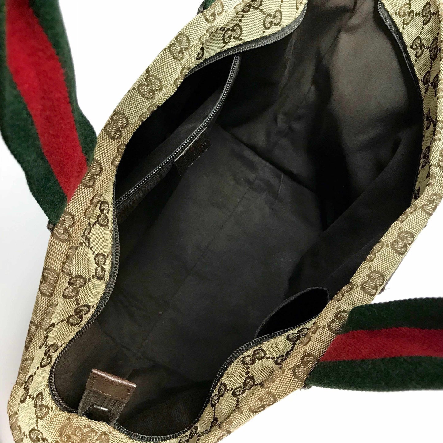 Gucci Monogram Large Web Handle Tote