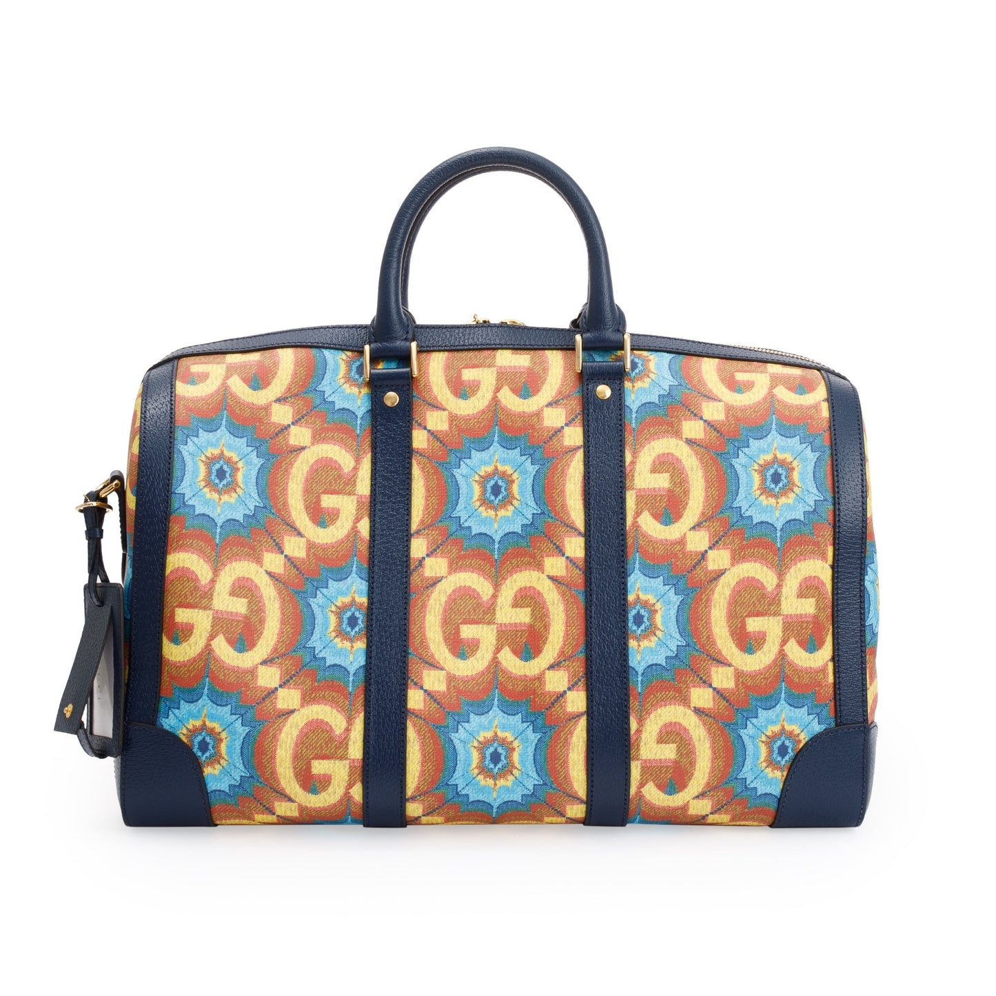 Gucci Mulricolour GG Supreme Kaleidoscope Calfskin Gucci 100 Carry-On Duffle Bag