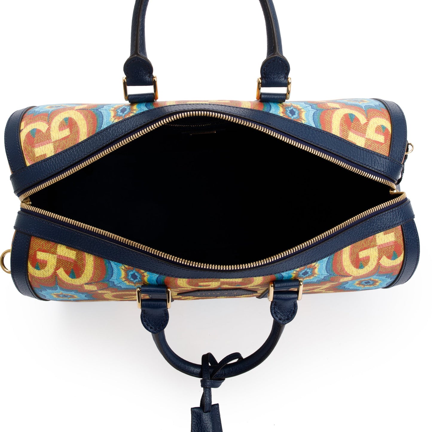 Gucci Mulricolour GG Supreme Kaleidoscope Calfskin Gucci 100 Carry-On Duffle Bag
