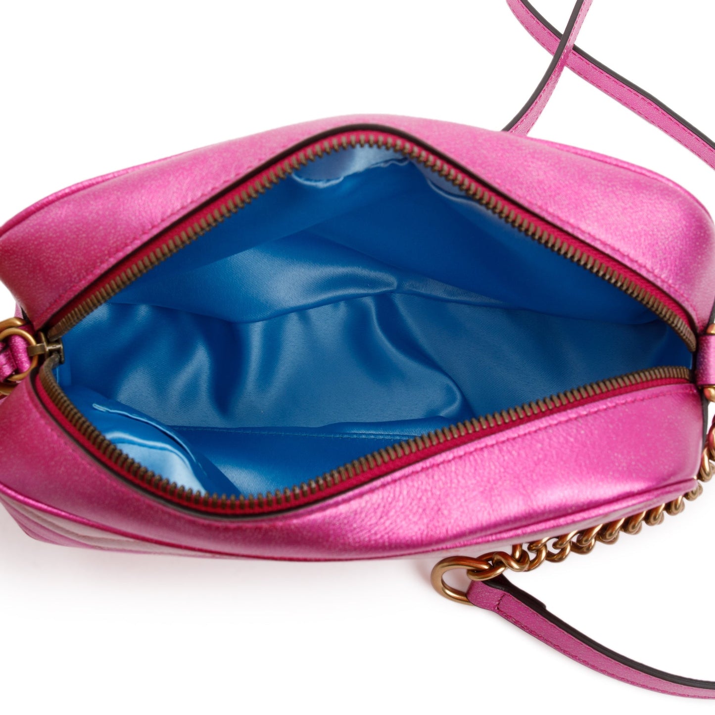 Gucci Multicolore Metallic GG Marmont Matelasse Small Shoulder Bag