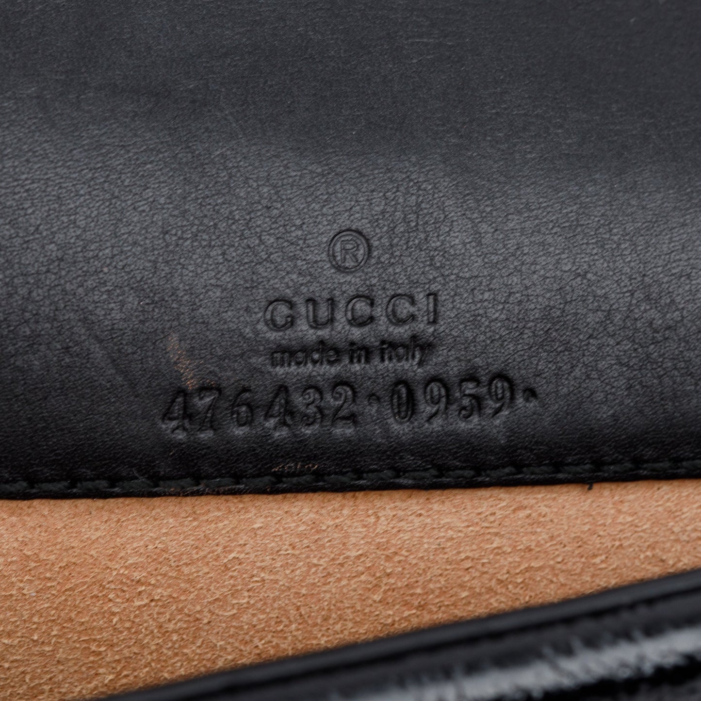 Gucci Navy GG Embossed Velvet Dionysus Super Mini Bag