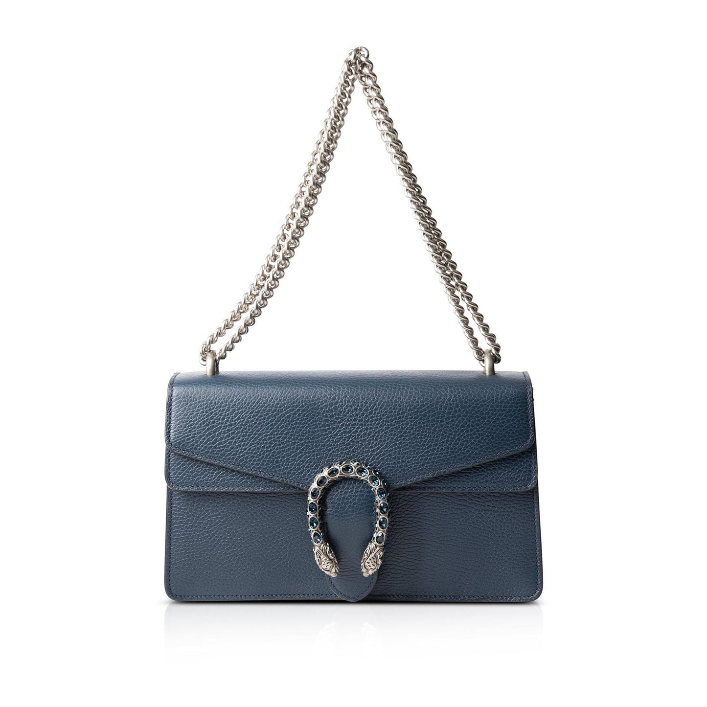 Gucci Navy Leather Dionysus Small Shoulder Bag