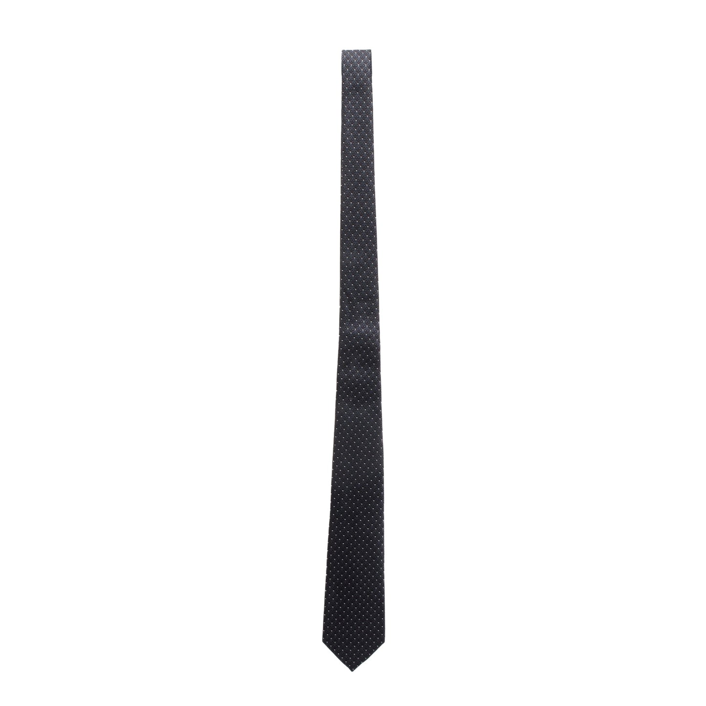 Gucci Navy Printed Pattern Silk Tie
