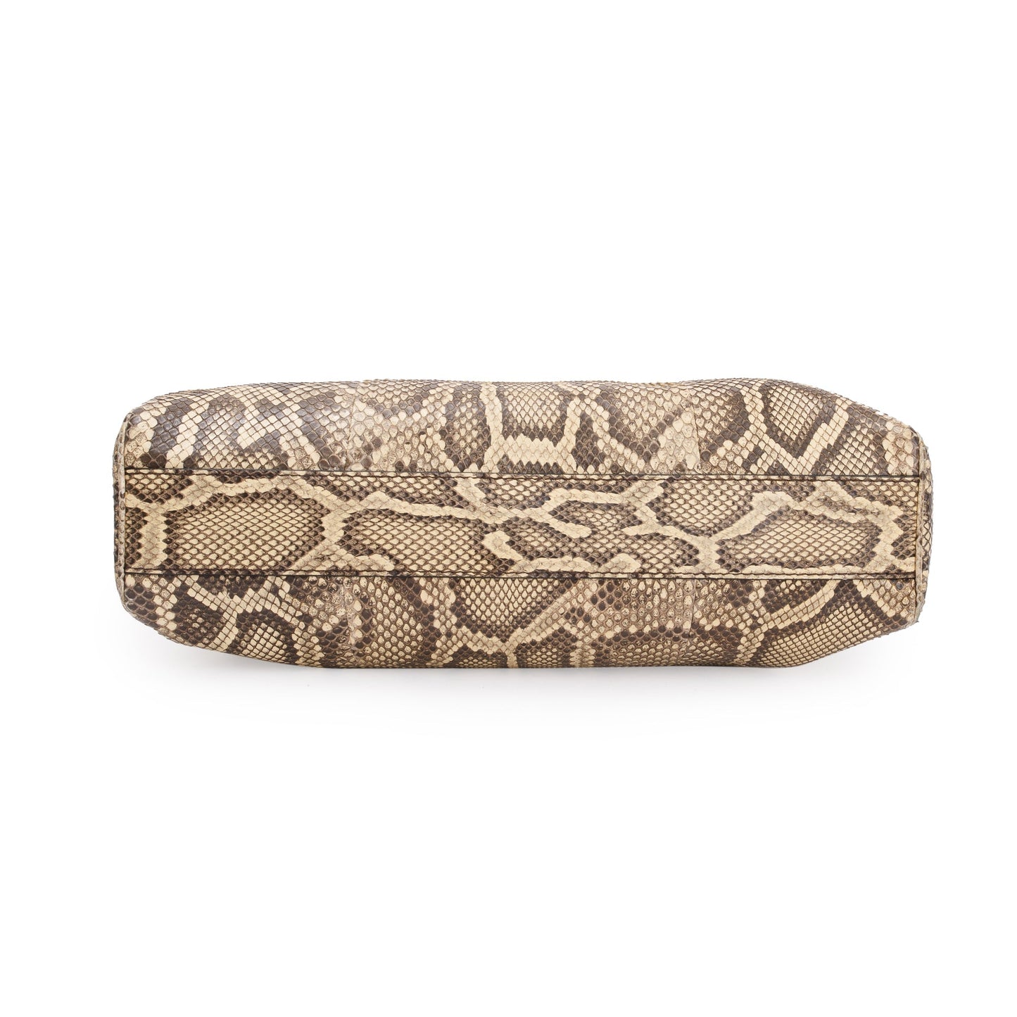 Gucci Neutrals Python Medium RE(Belle) Shoulder Bag